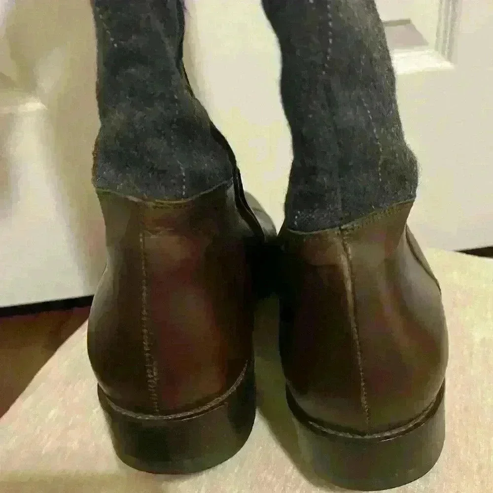 Santoni women’s leather boots size  37/ 6.5